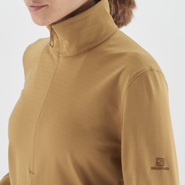 Sweat polaire randonnée SALOMON OUTRACK HZ MID W CUMIN