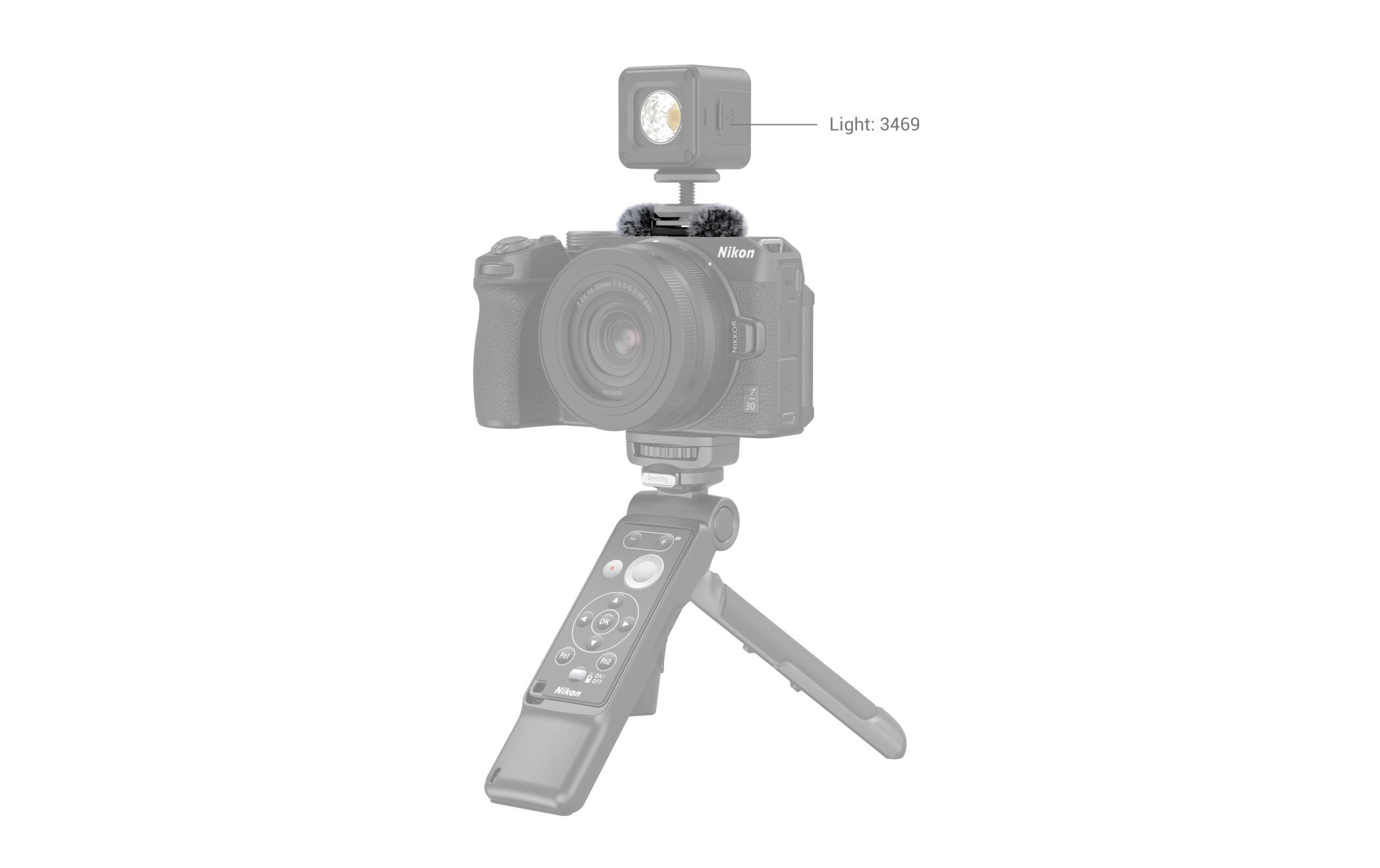 Adapter Windschutz für Nikon Z 30Windschutz mit Kaltschuhadapter für Nikon Z 30
