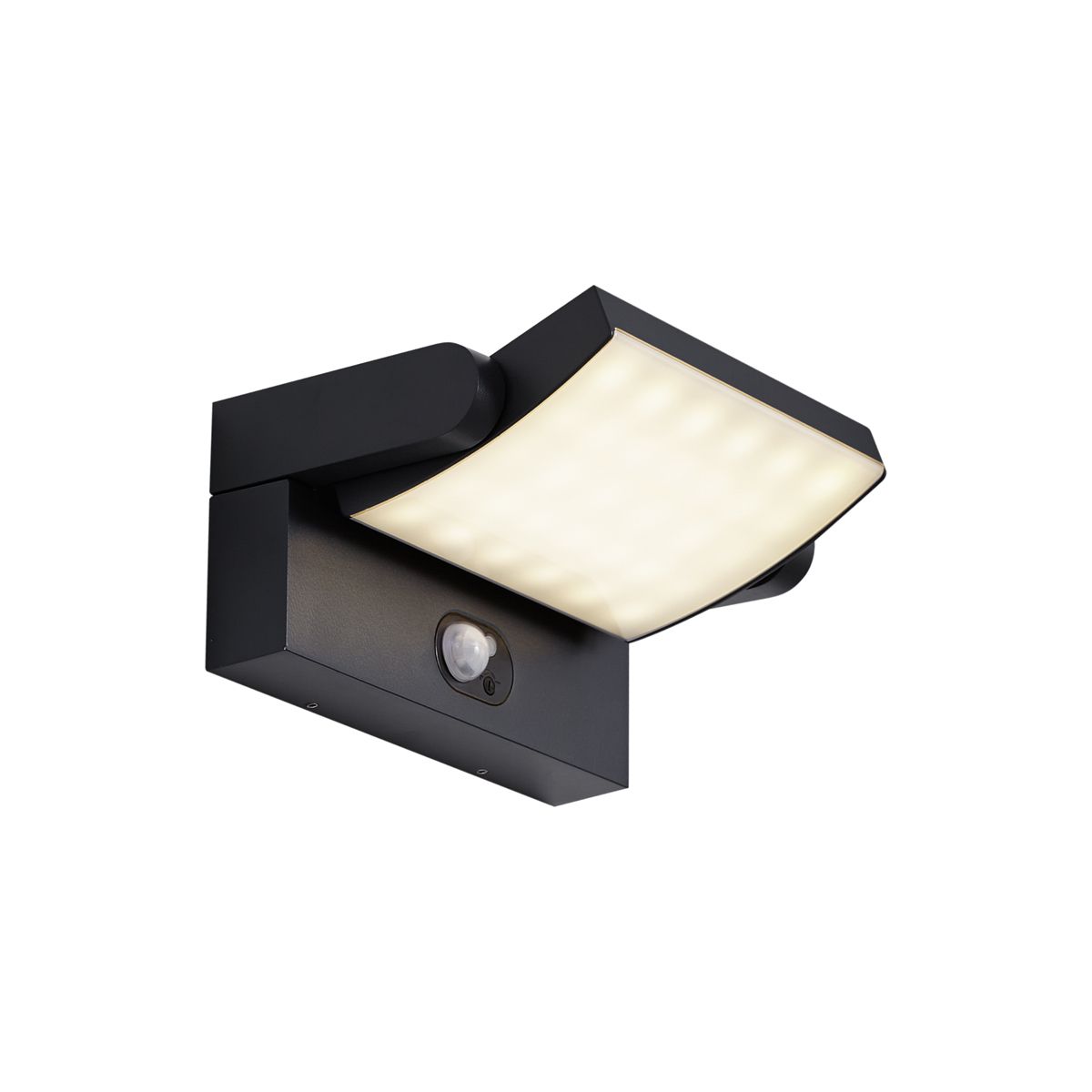Buiten wandlamp zwart incl. LED IP54 met bewegingssensor solar - Judge