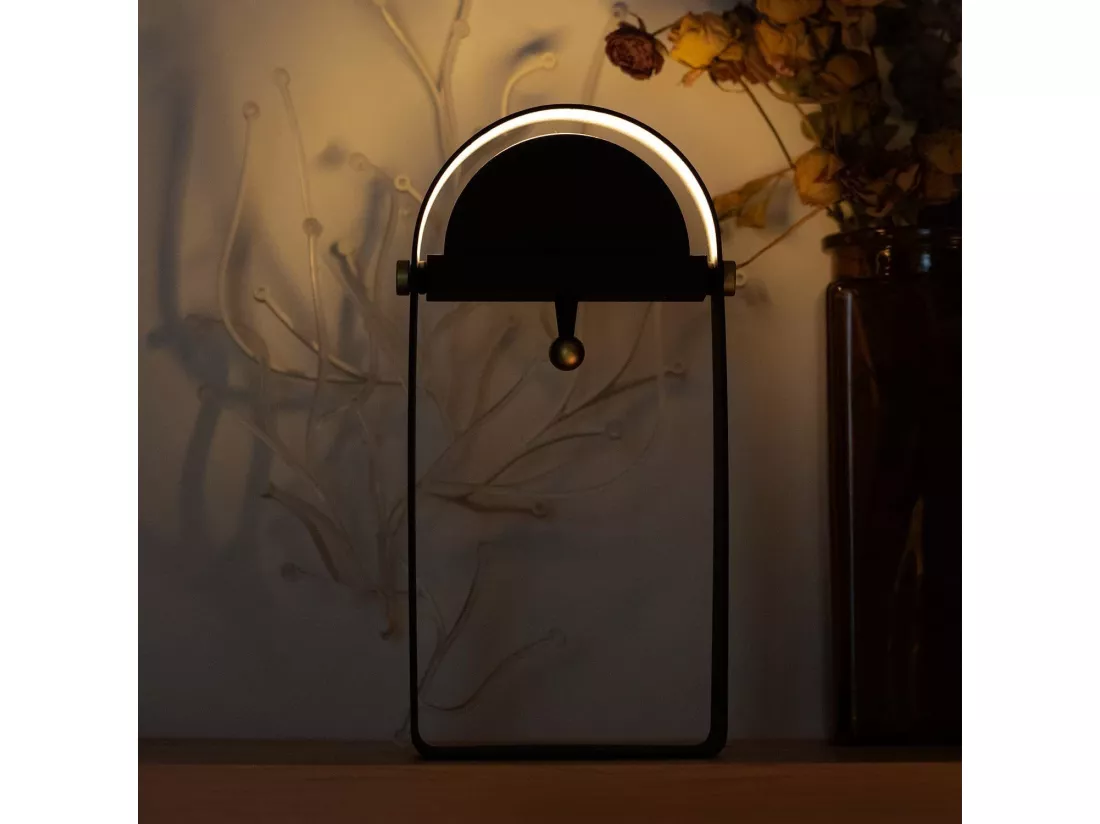 NETTLIFE Lampe de chevet LED avec fonction de charge lampe de table veilleuse portable luminosité réglable
