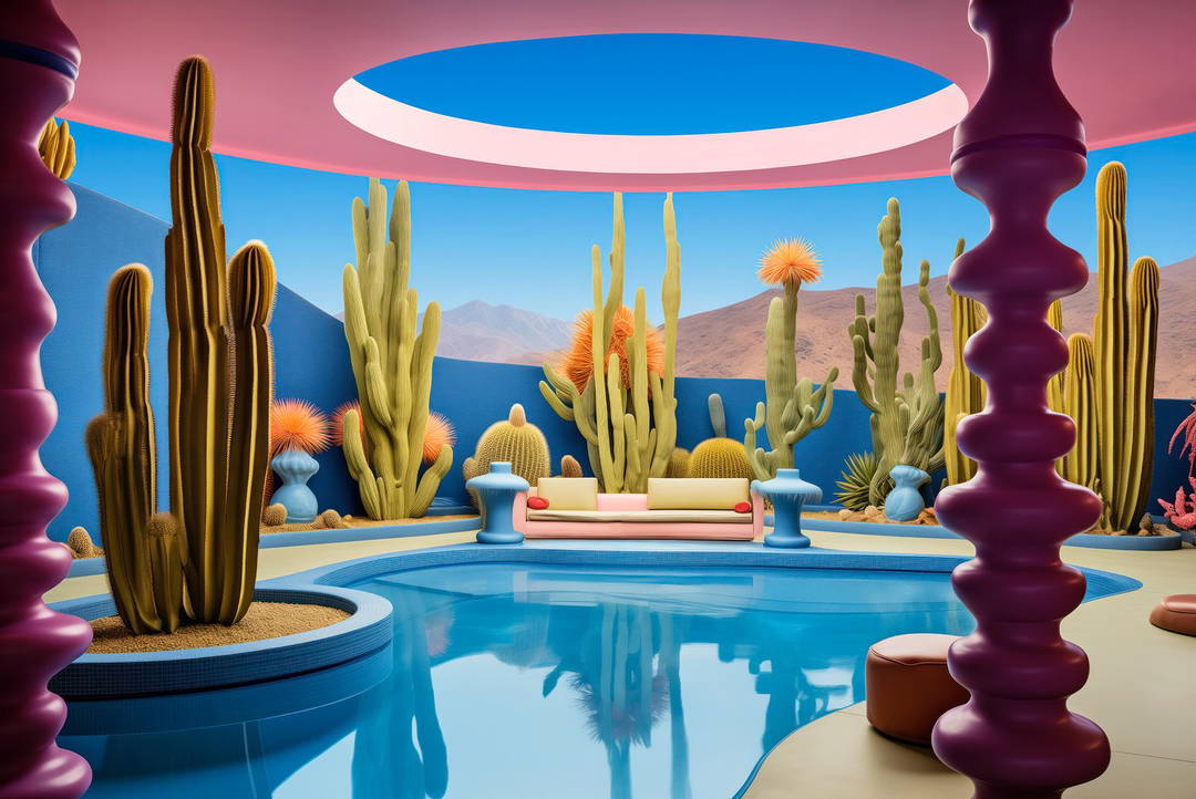 Sculptural  Oasis by Violeta Verve - Limited Edition. Edition of: 150. Signed.