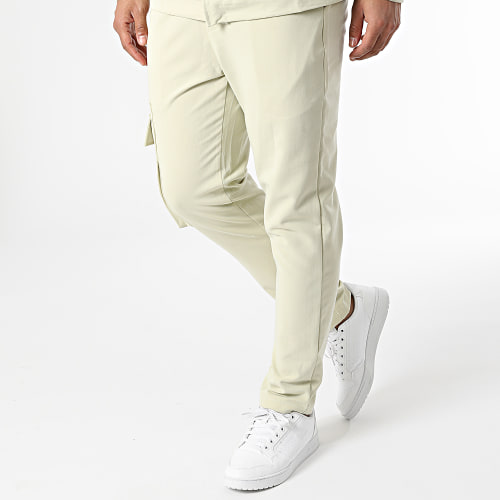 Ensemble Veste et Pantalon Cargo Vert Clair
