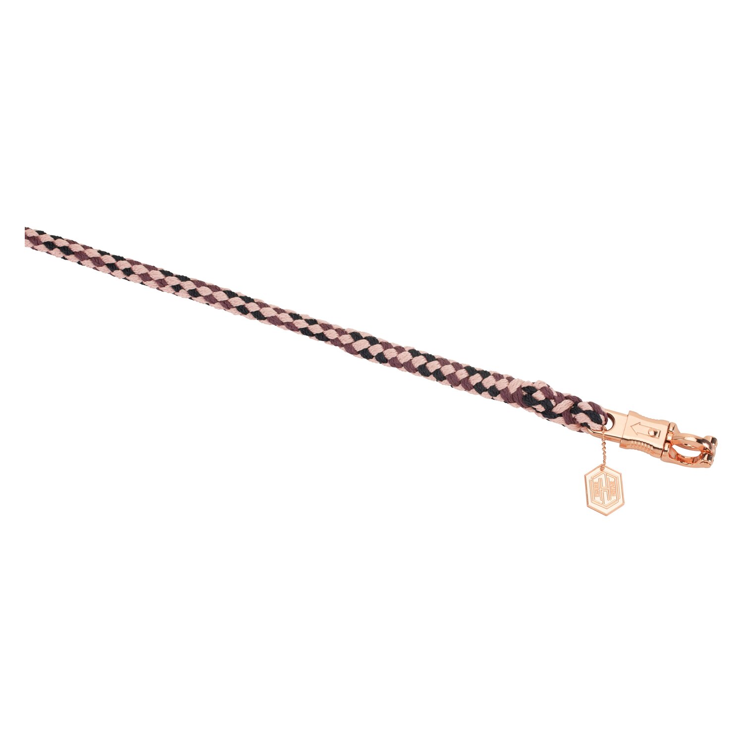 ESKADRON Heritage Führ- und Anbindestrick  - navy/pearl rose/cassis