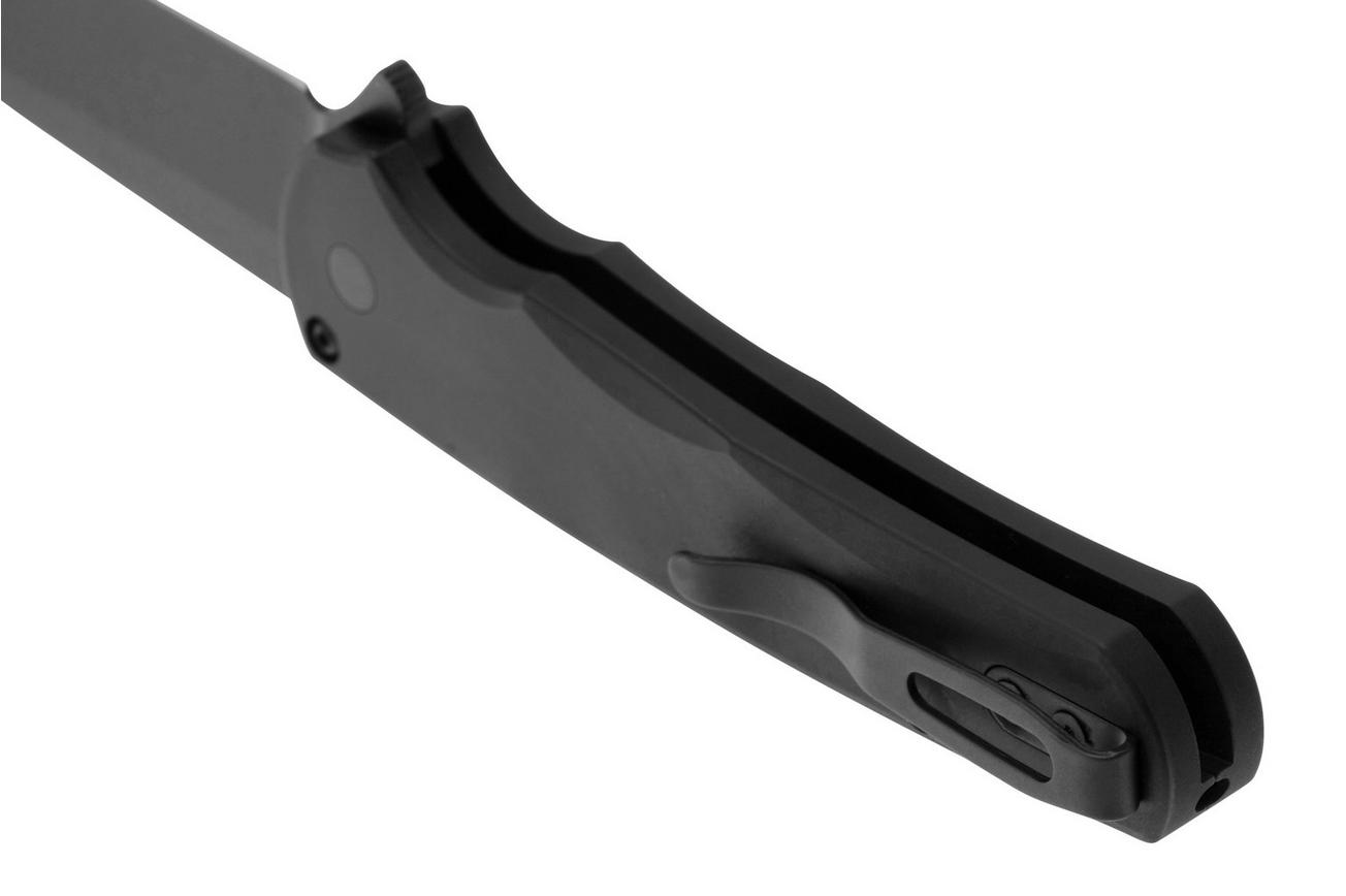 Pro-Tech Malibu 5403-OPERATOR DLC MagnaCut Reverse Tanto, Black Aluminum zakmes