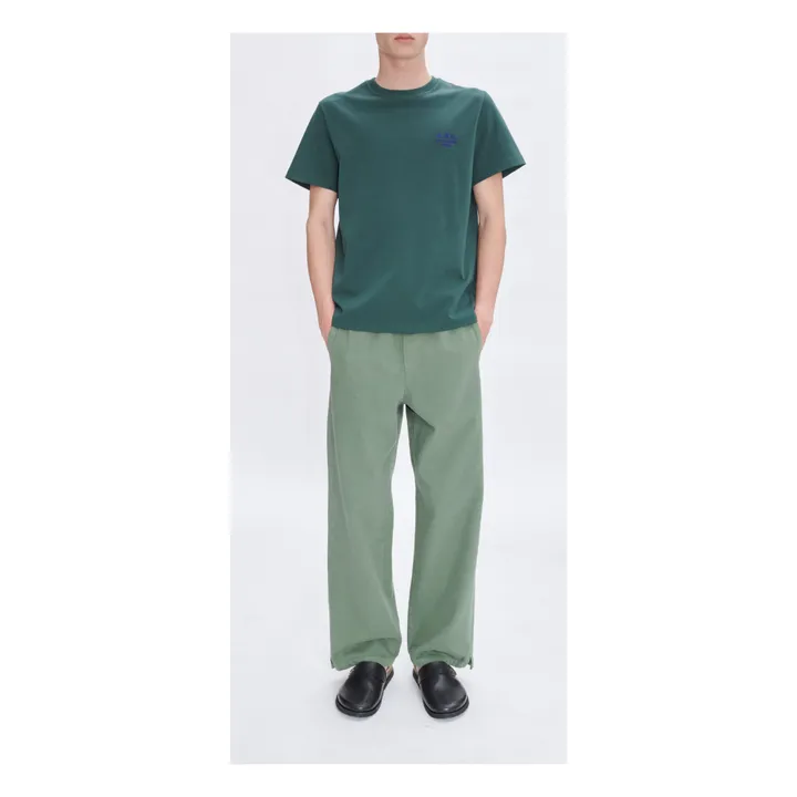 A.P.C. T-shirt New Raymond Coton Bio | Vert foncé