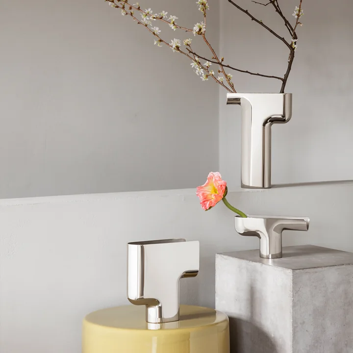 Georg Jensen - Nendo Vase, L, Edelstahl