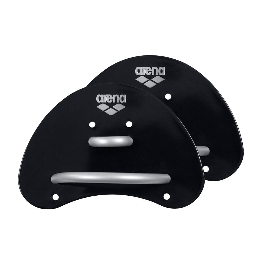 Arena ELITE FINGER - Plaquettes black/silver