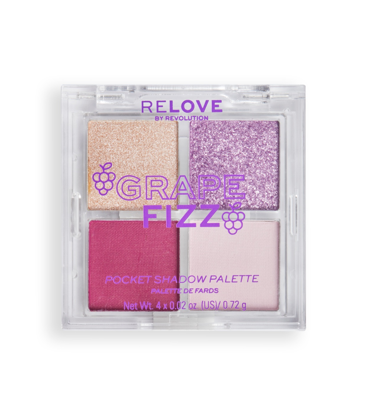 Revolution Relove - Paleta de sombras de bolso - Grape Frizz