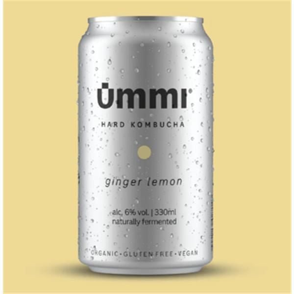 Ummi Kombucha Bio Gengibre Limão 330Ml