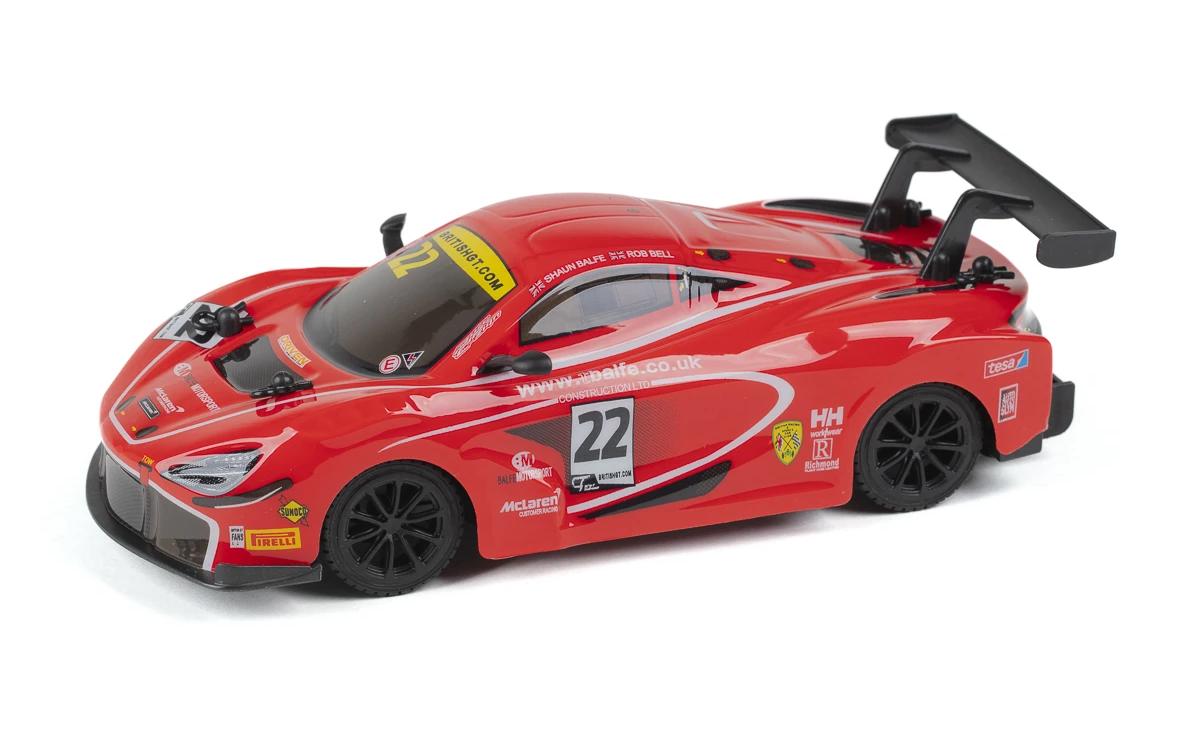 Auto McLaren 720S GT3 Rot, 1:24Ferngesteuerter Sportwagen für Kinder ab 6 Jahren