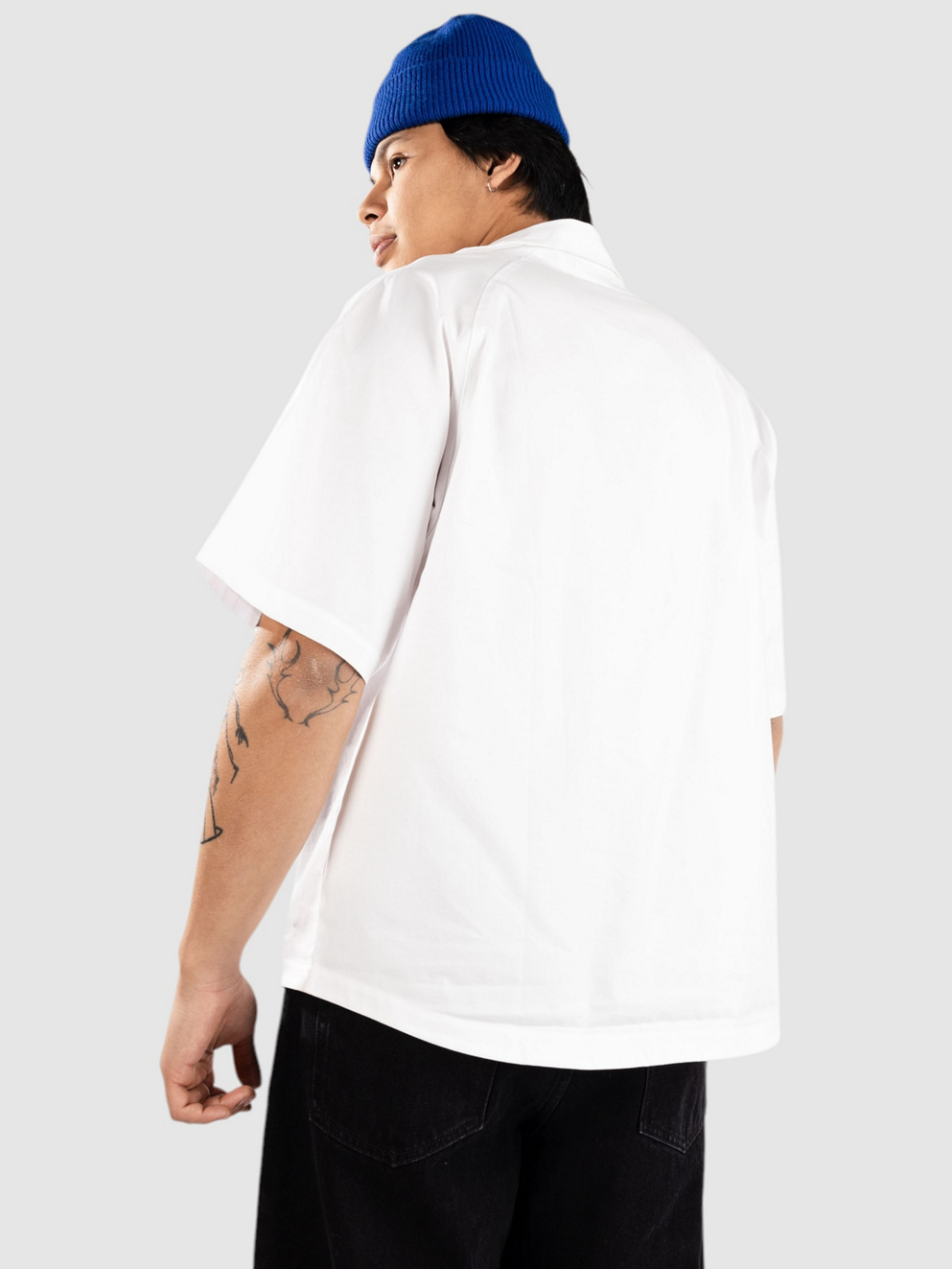 adidas Skateboarding Shmoofoil Button Shirt white