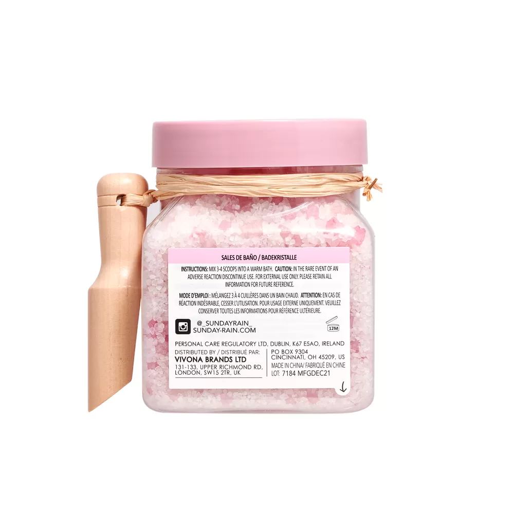 Sunday Rain Rose Bath Crystals - 500 gr.