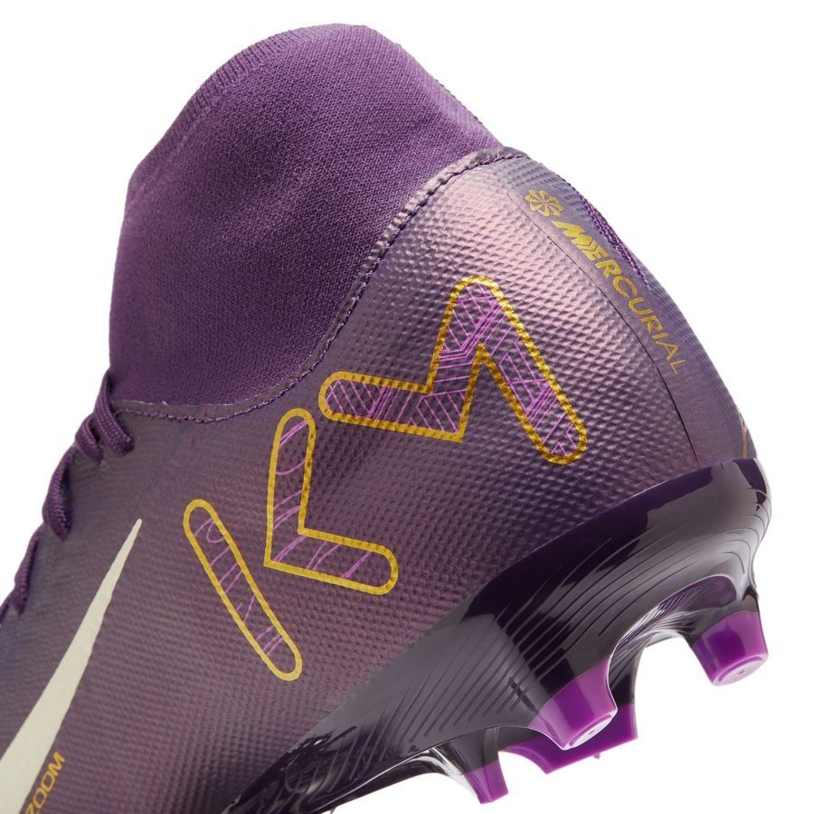 Nike Air Zoom Mercurial Superfly 10 Academy MG Mbappé Personal Edition - Violet/Blanc