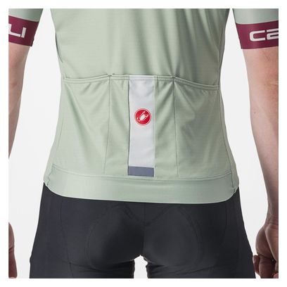 Maillot Manches Courtes Castelli Entrata VI Vert Clair