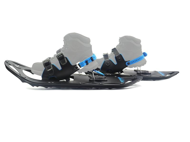 Nanuq Schneeschuh Deepsnow Schwarz/Blau Der Schneeschuh für viel Komfort und Spass für Einsteiger und Profis