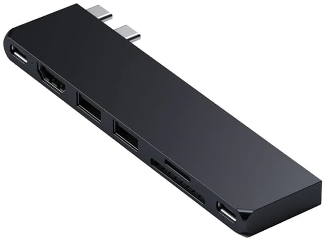 Satechi USB-C Pro Slim USB-hub (midnat)