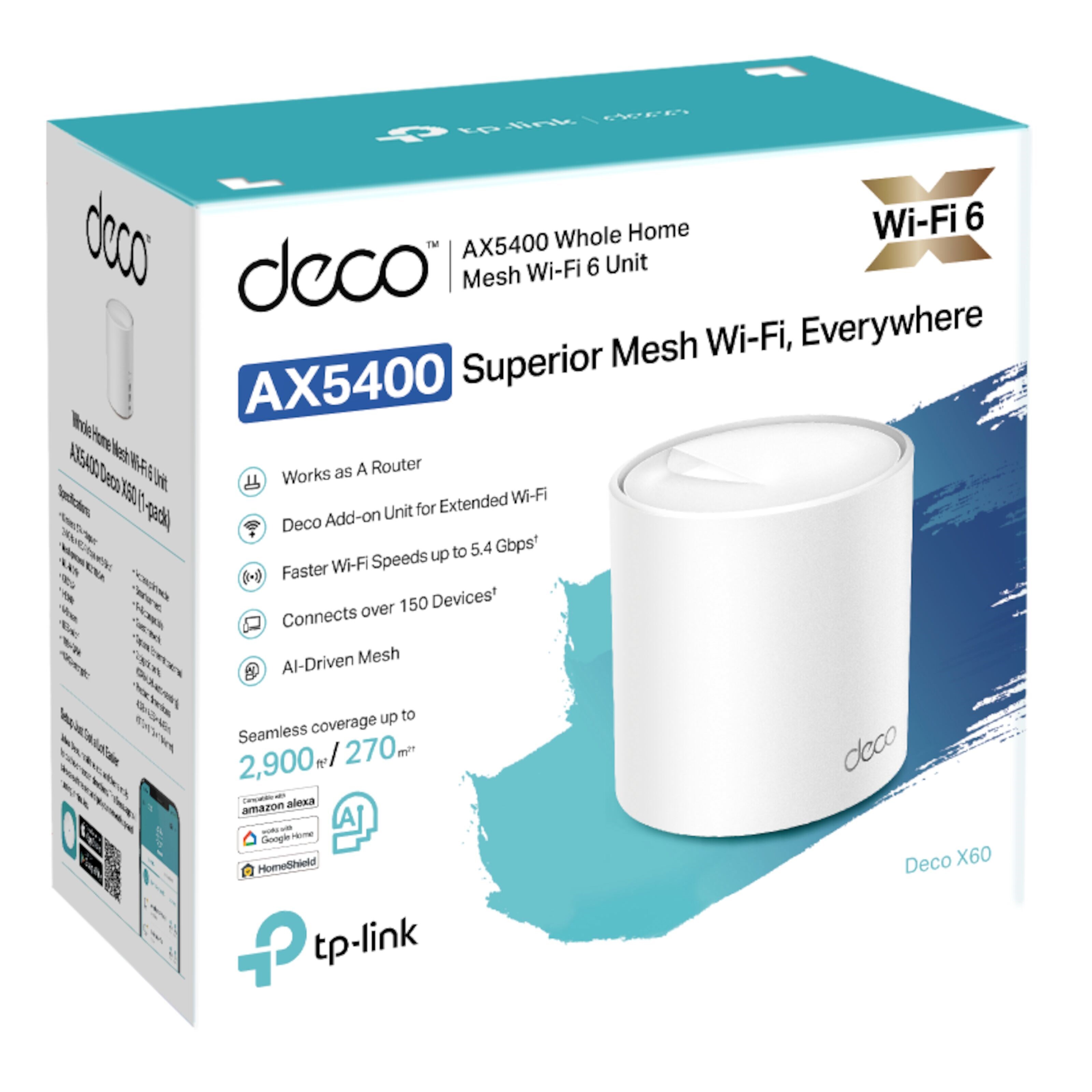 TP-link Deco X60 V3.20 Mesh-system AX5400 1-pk.