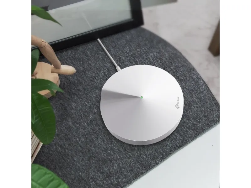 TP-Link Deco M9 Plus - Wi-Fi-system (2 routere) - op til 4500 sq.ft - mesh - GigE, ZigBee - 802.11a/b/g/n/ac, Bluetooth 4.2, ZigBee Home Automation 1.2 - Tri-Band