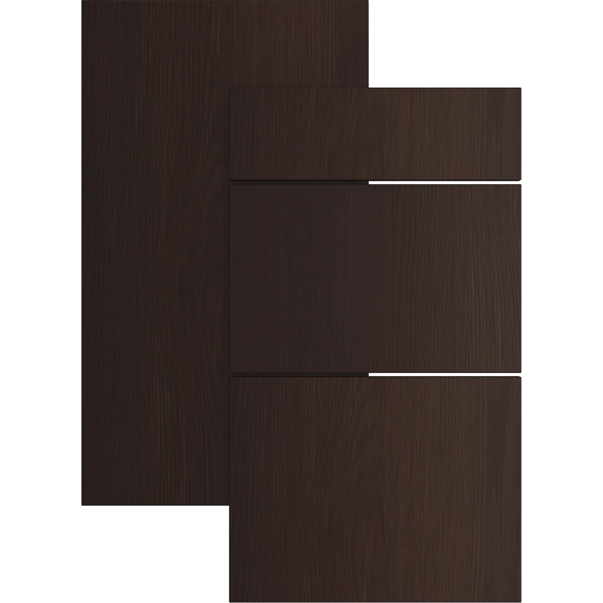Epoq Edge toppskuffefront til kjøkken 60x35 (dark oak)