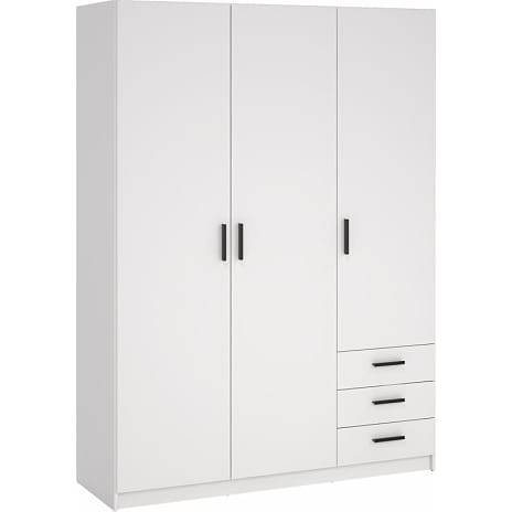 Sprint garderobeskab - hvid