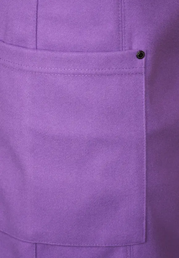 Minirock in Woll-Optik - lupine lilac