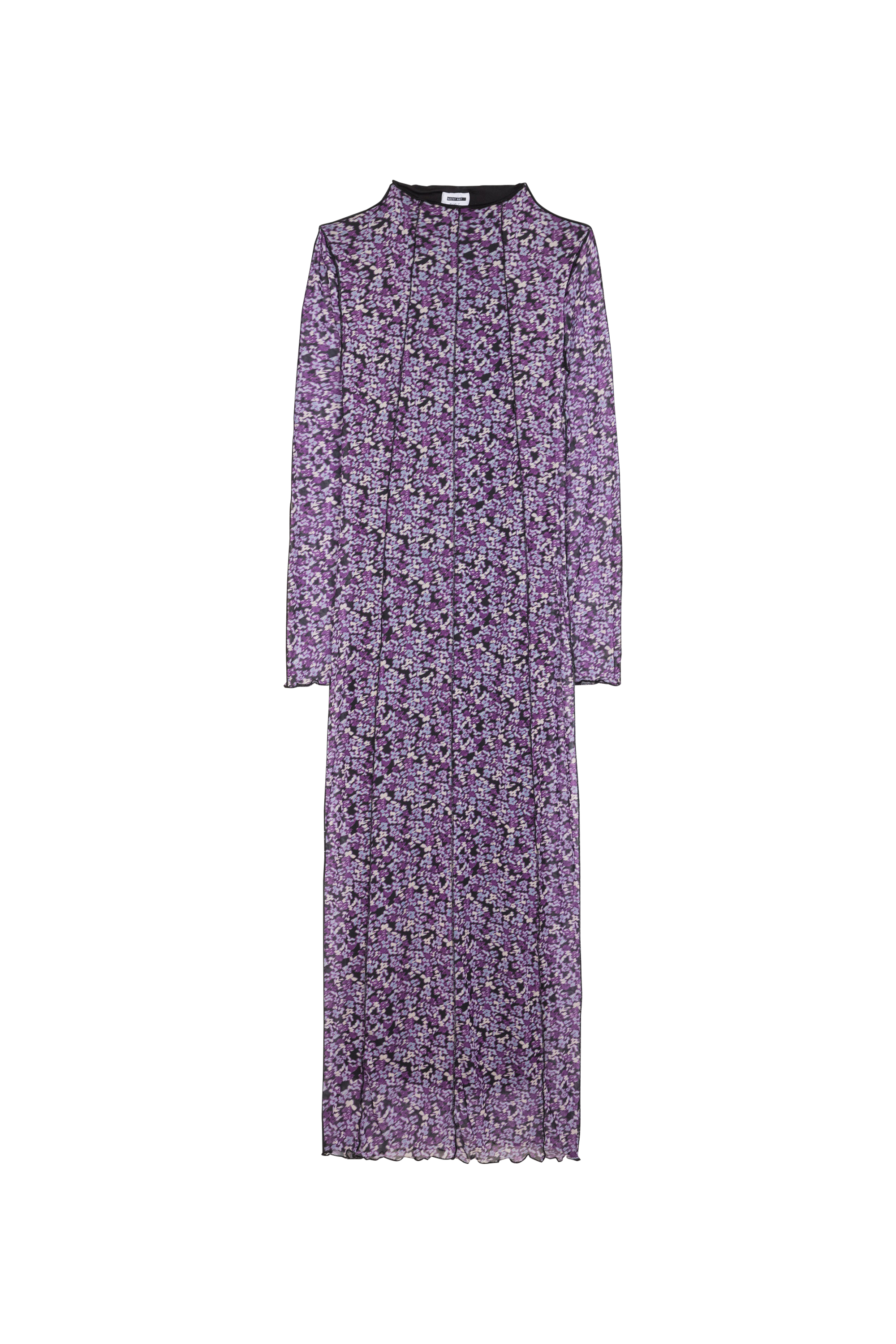 NOISY MAY Robe NMCARRIE L/S HIGH NECK ANKLE DRESS FWD Violet