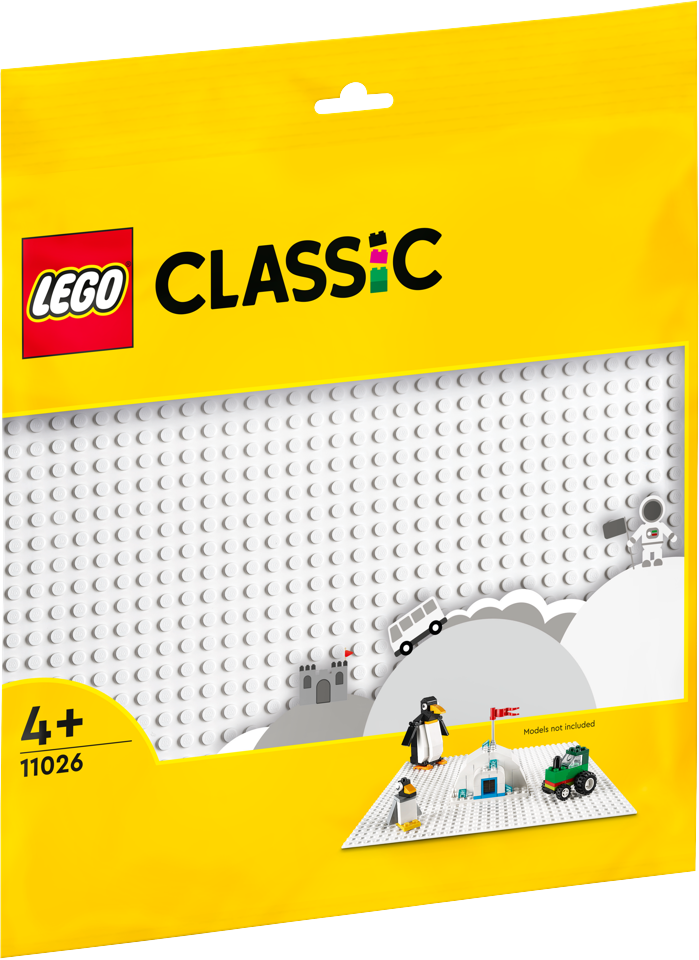 LEGO Classic - White Baseplate (11026)