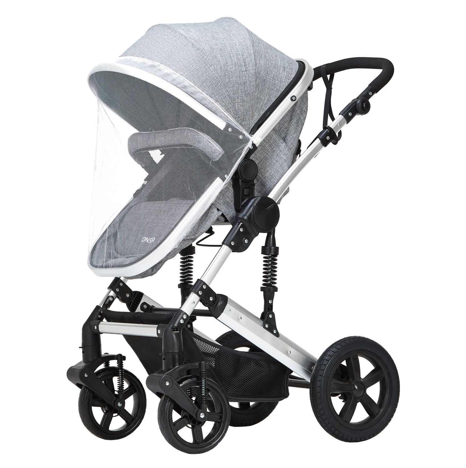 Kinderwagen MOTION 2-in-1 grau/silber