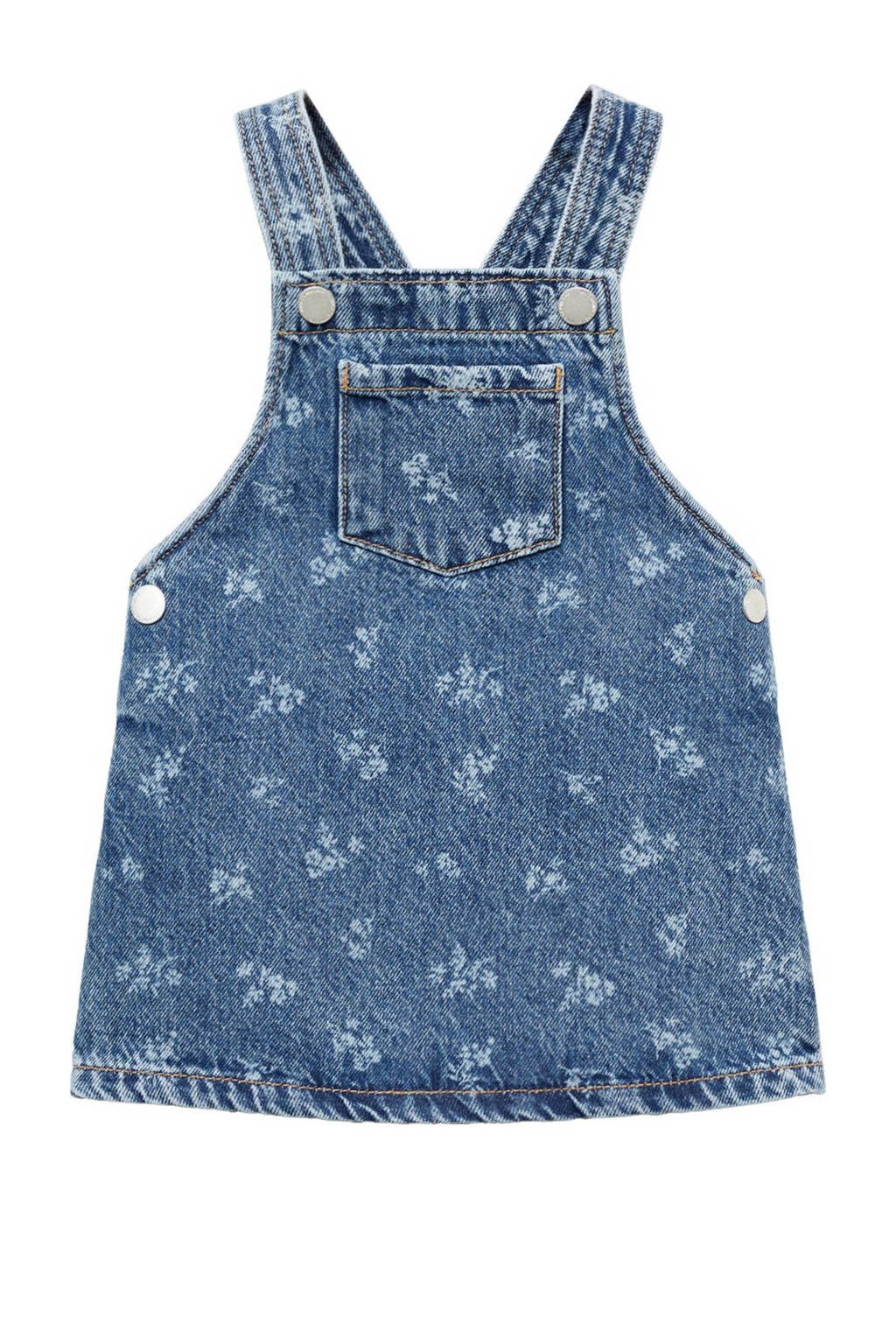 Mango Kids spijkerjurk medium blue denim