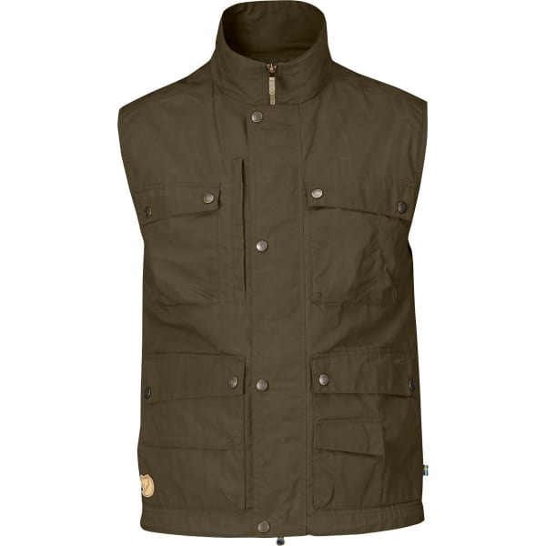 Veste FJALLRAVEN REPORTER LITE VEST M DARK OLIVE