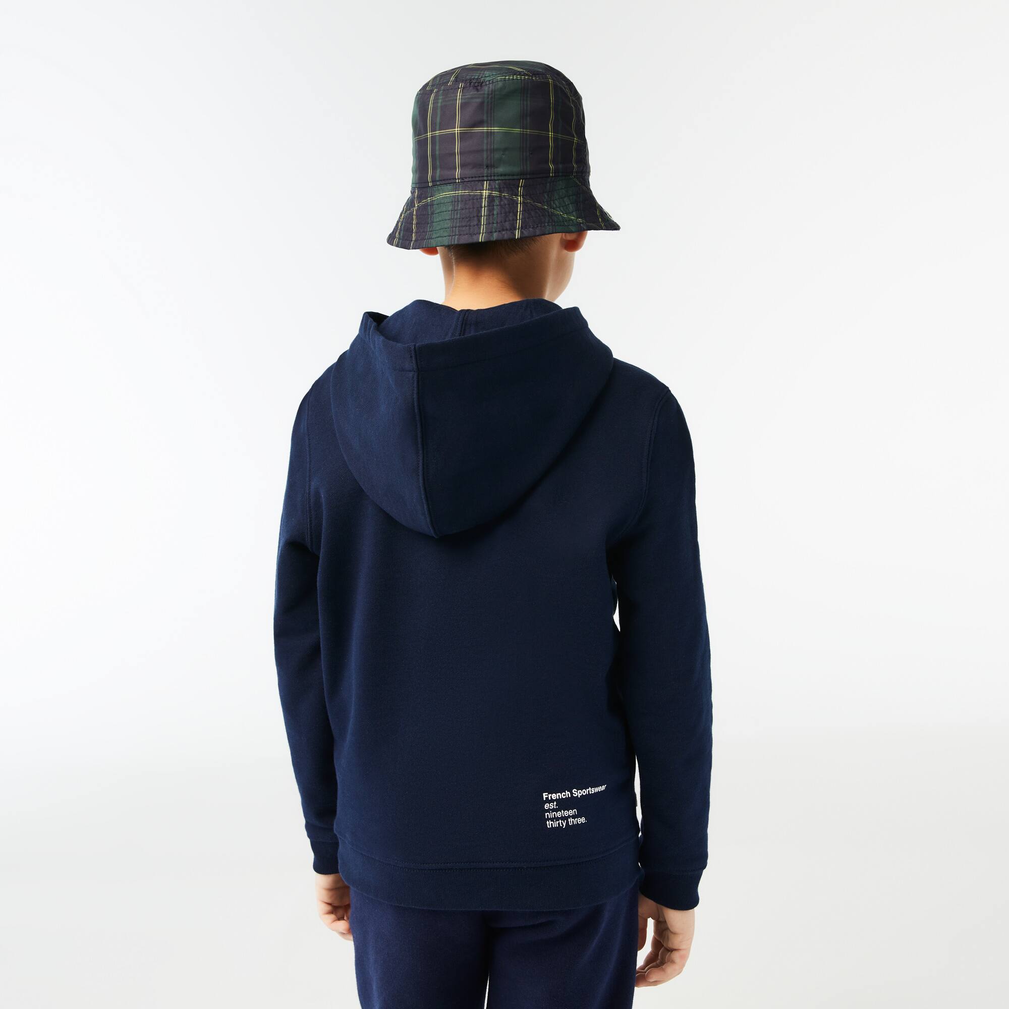 Sweatshirt à capuche garçon Lacoste avec imprimés Pullovers & Sweatshirts - Bleu - Lacoste - Garçon