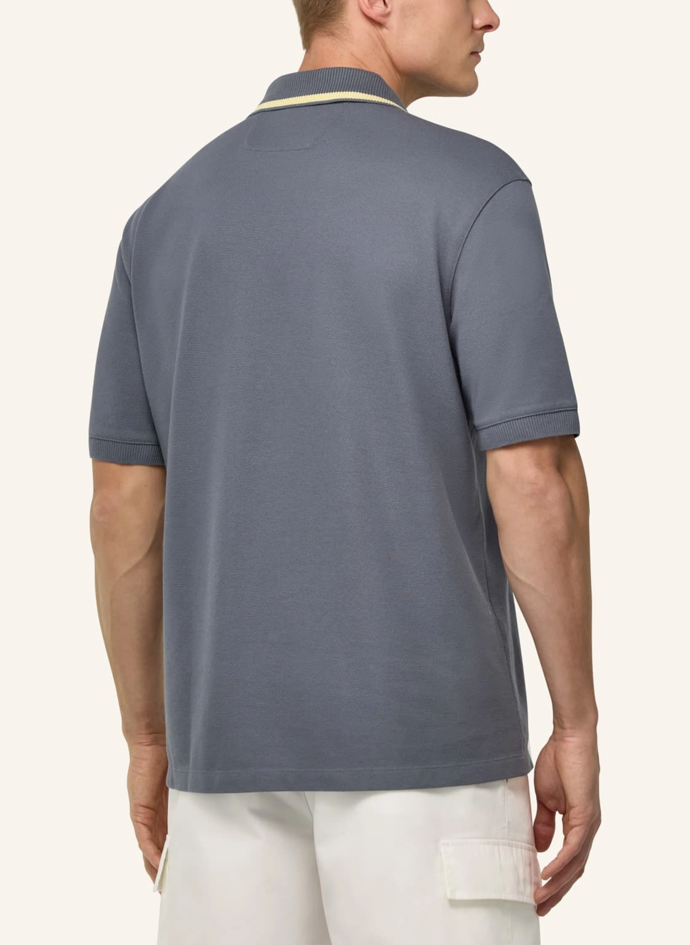 BOGGI MILANO Piqué-Poloshirt