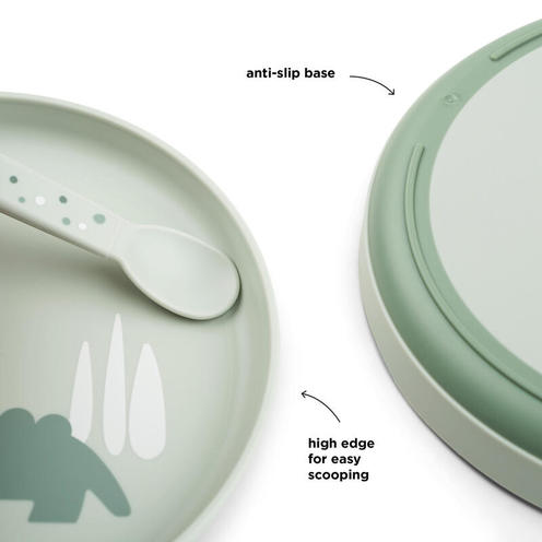 Foodie Assiette Croco Vert - DONE BY DEER