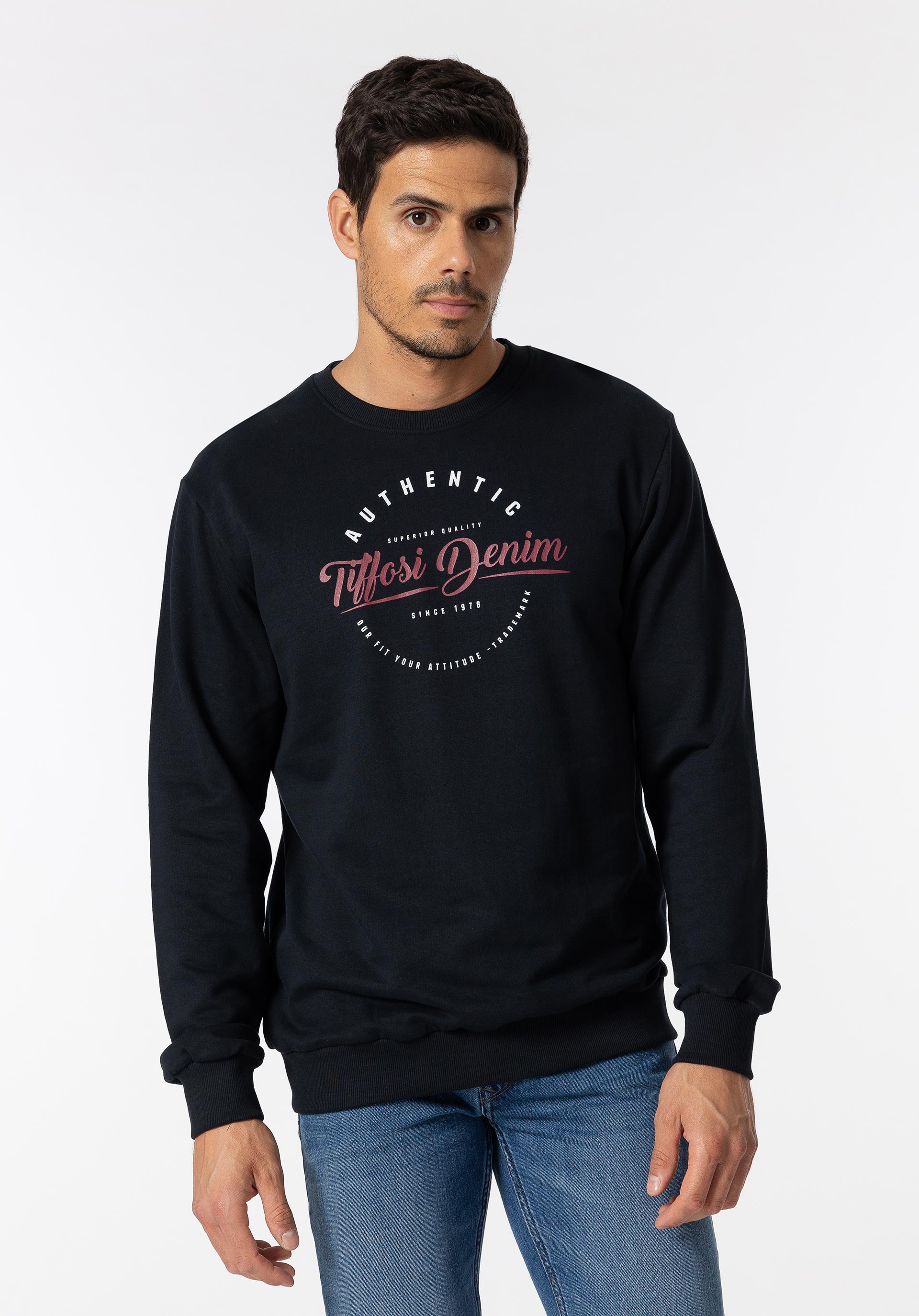 Sweatshirt com Estampado Frontal