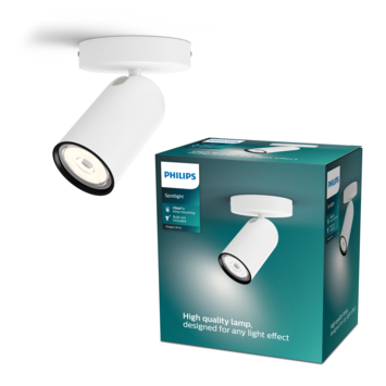 Philips opbouwspot Pongee wit