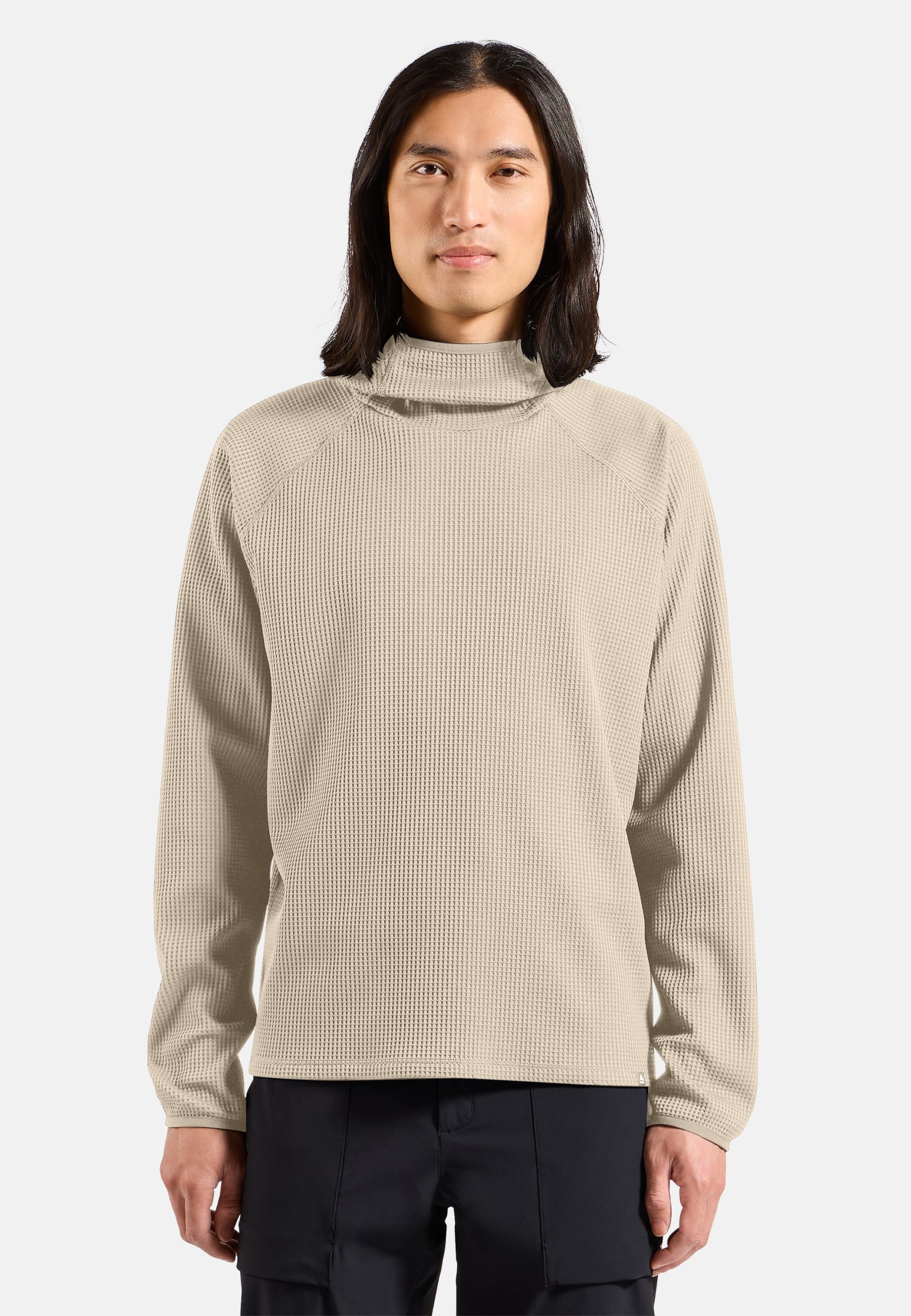 Cubic Multisport Mid Layer mit Kapuze in agate gray