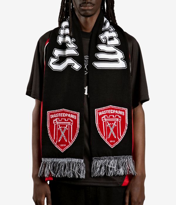 Wasted Paris Rain Football Schal (red black)