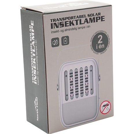 North Field transportabel solar insektlampe