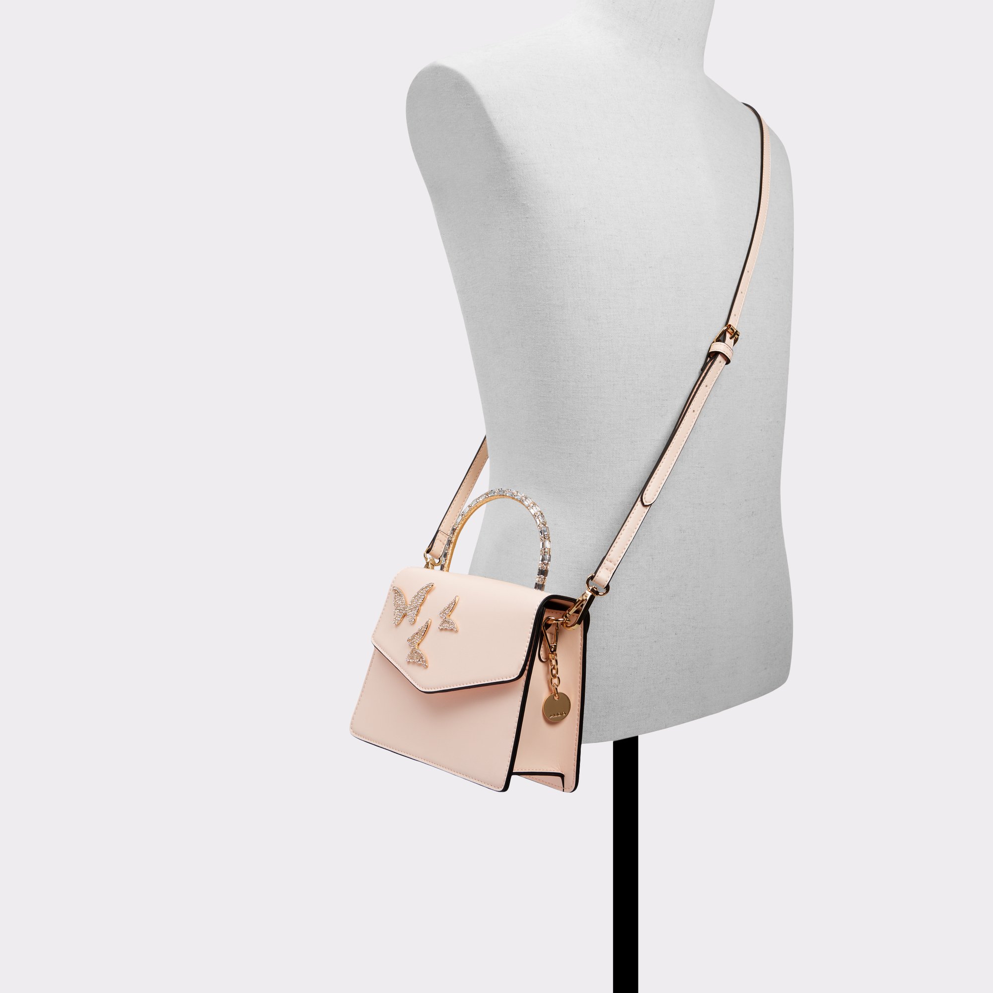 Celissaax Light Pink Women Top Handle Bags