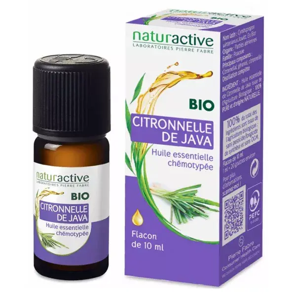 Óleo Essencial de Capim-limão de Java Orgânico Naturaactive 10ml