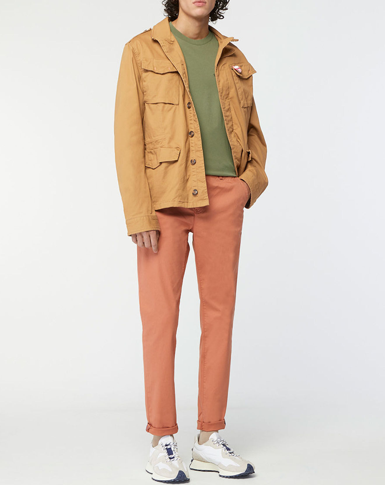 Scotch & Soda Veste Militaire camel