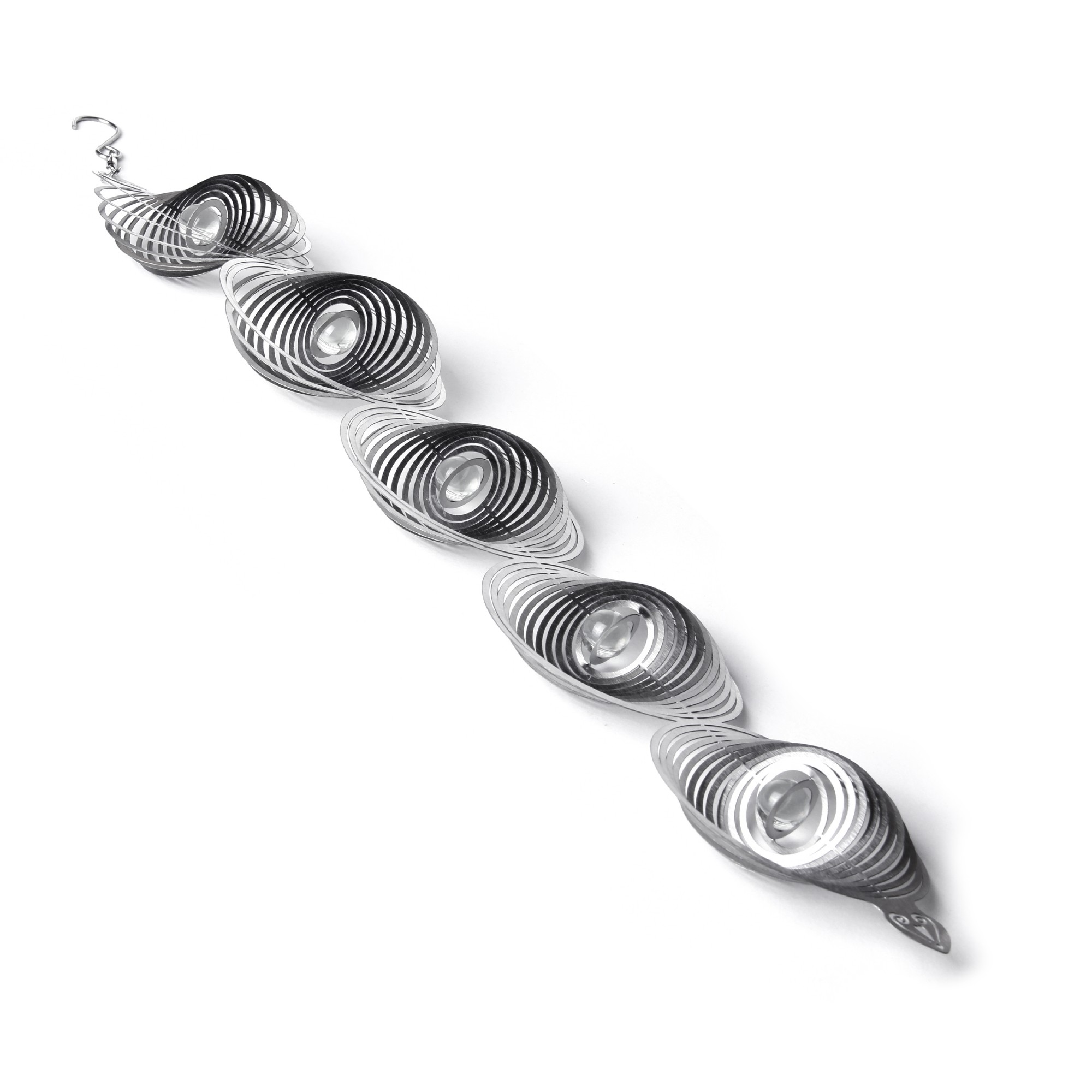 Windspiel '5 Kreise', silber, H 52 cm, B 10 cm günstig bestellen