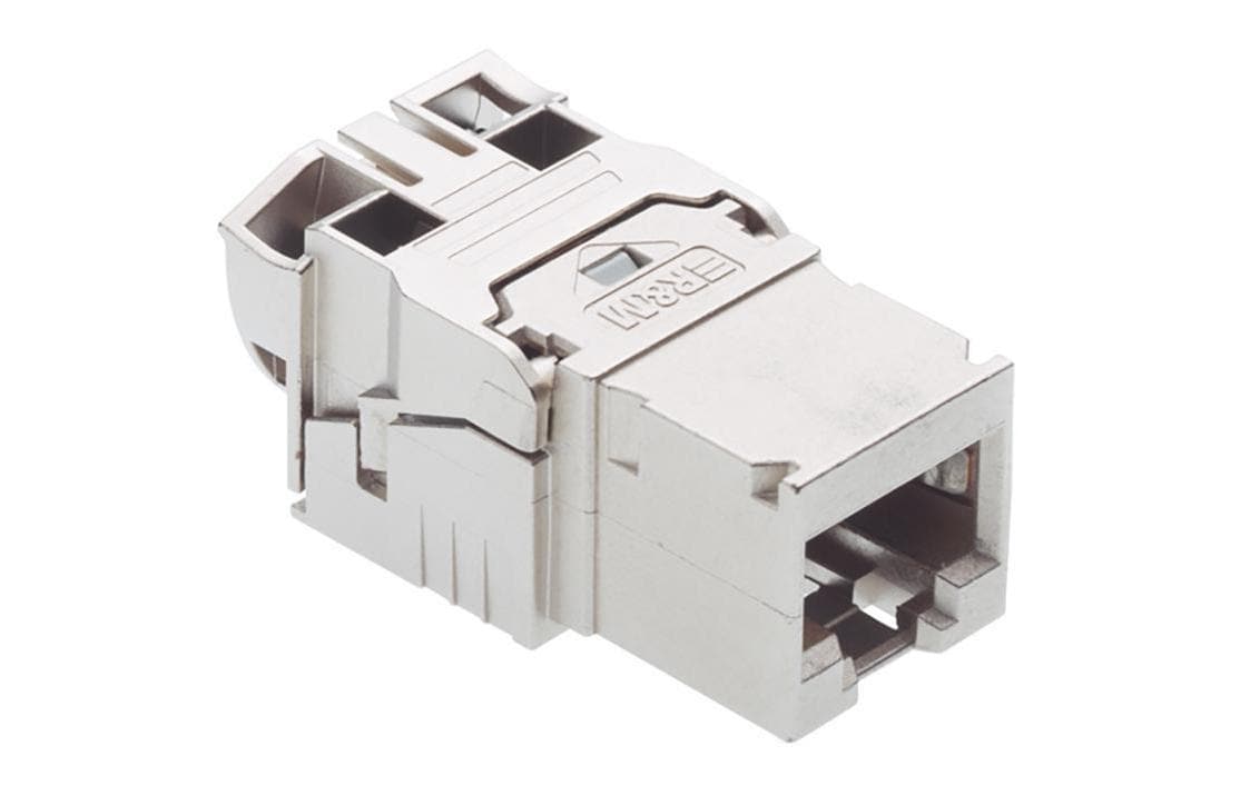 Anschlussmodul R&M freenet Cat. 6A EL, 1xRJ45 geschirmtR&M freenet-Modul