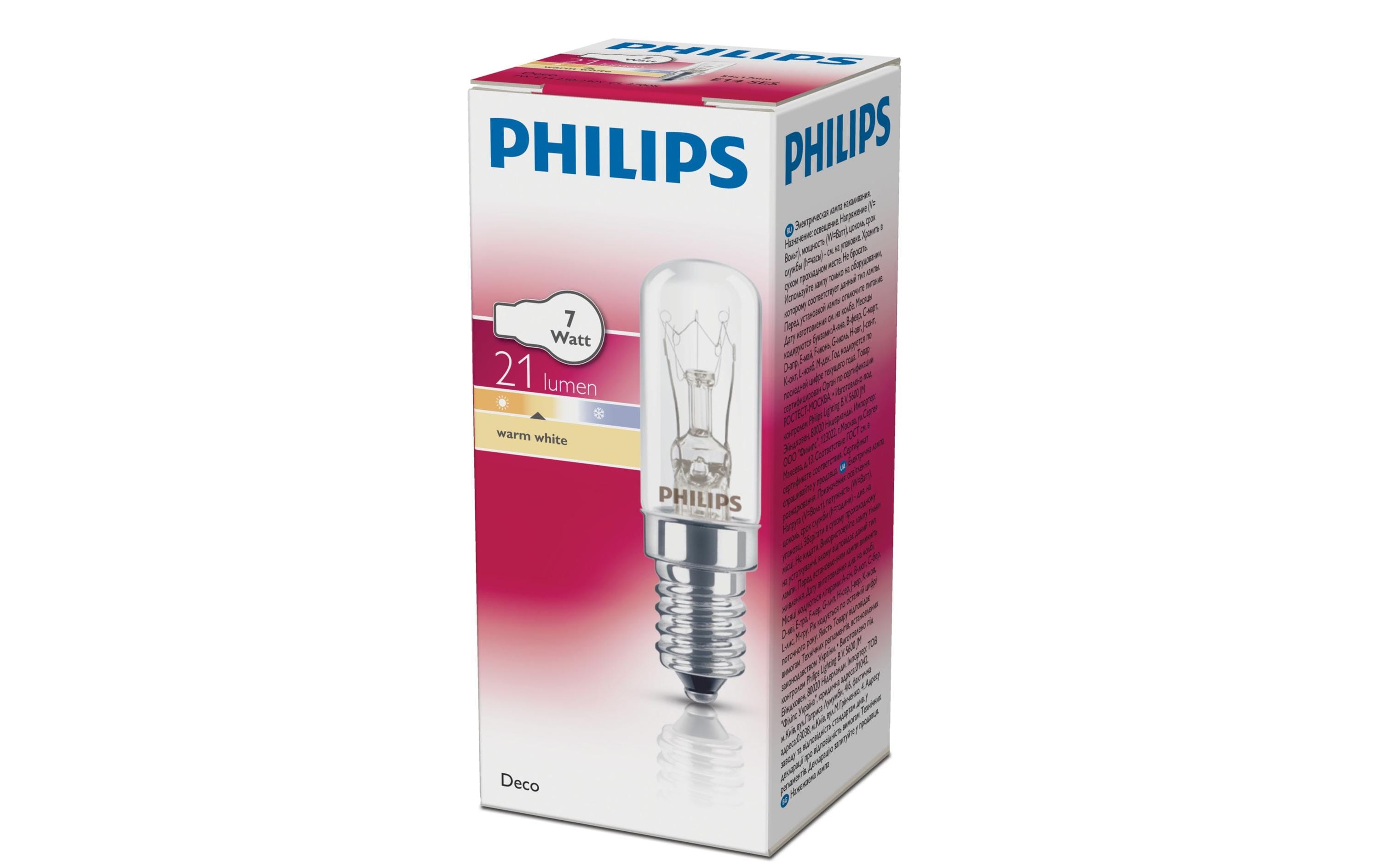 Lampe Deco E14 7W 240 V T17 klarMikrowellenlampe