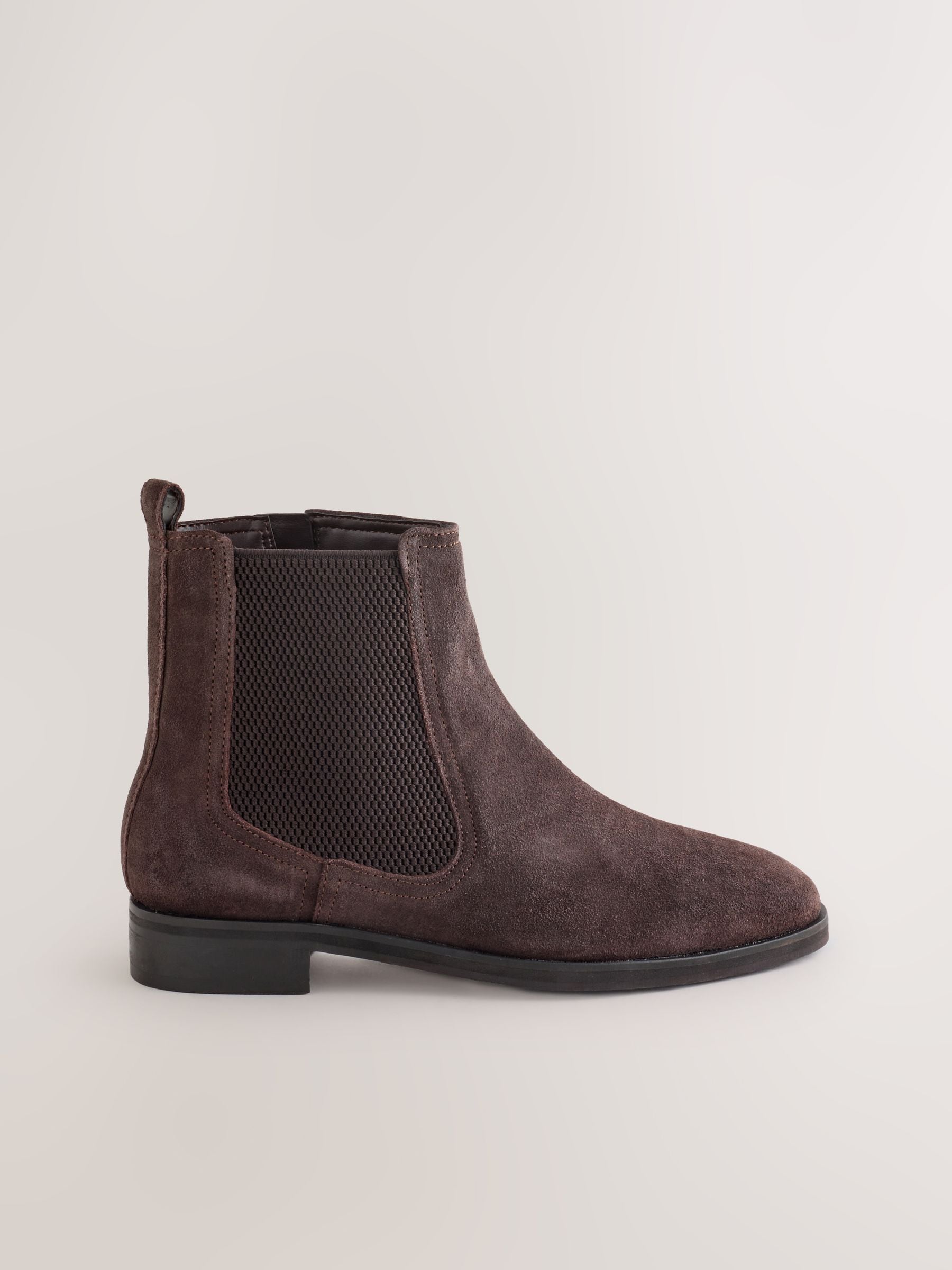 Chocoladebruin suède - Forever Comfort® Chelsea-enkellaarzen