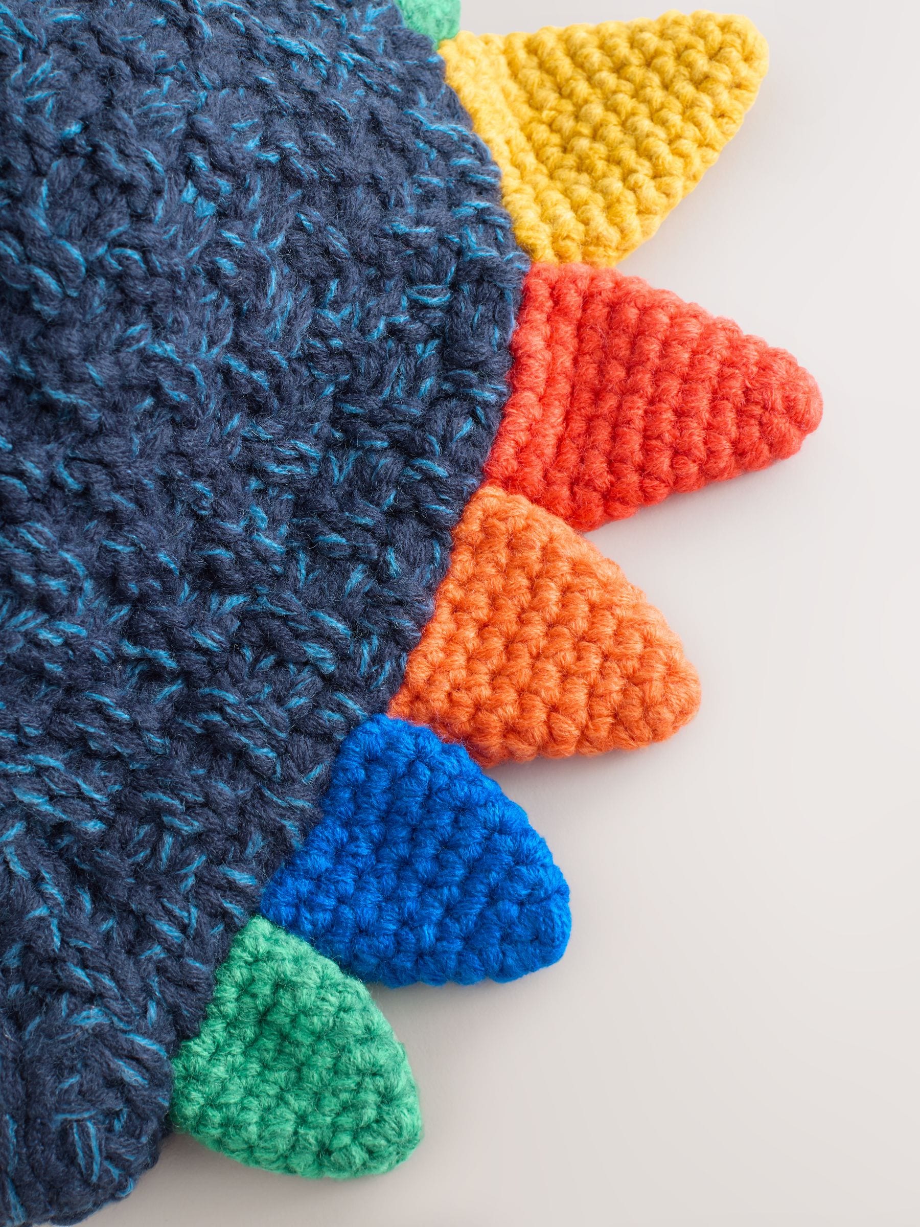 Marineblauw dinostekels  - Incahoed (3 mnd - 10 jr)