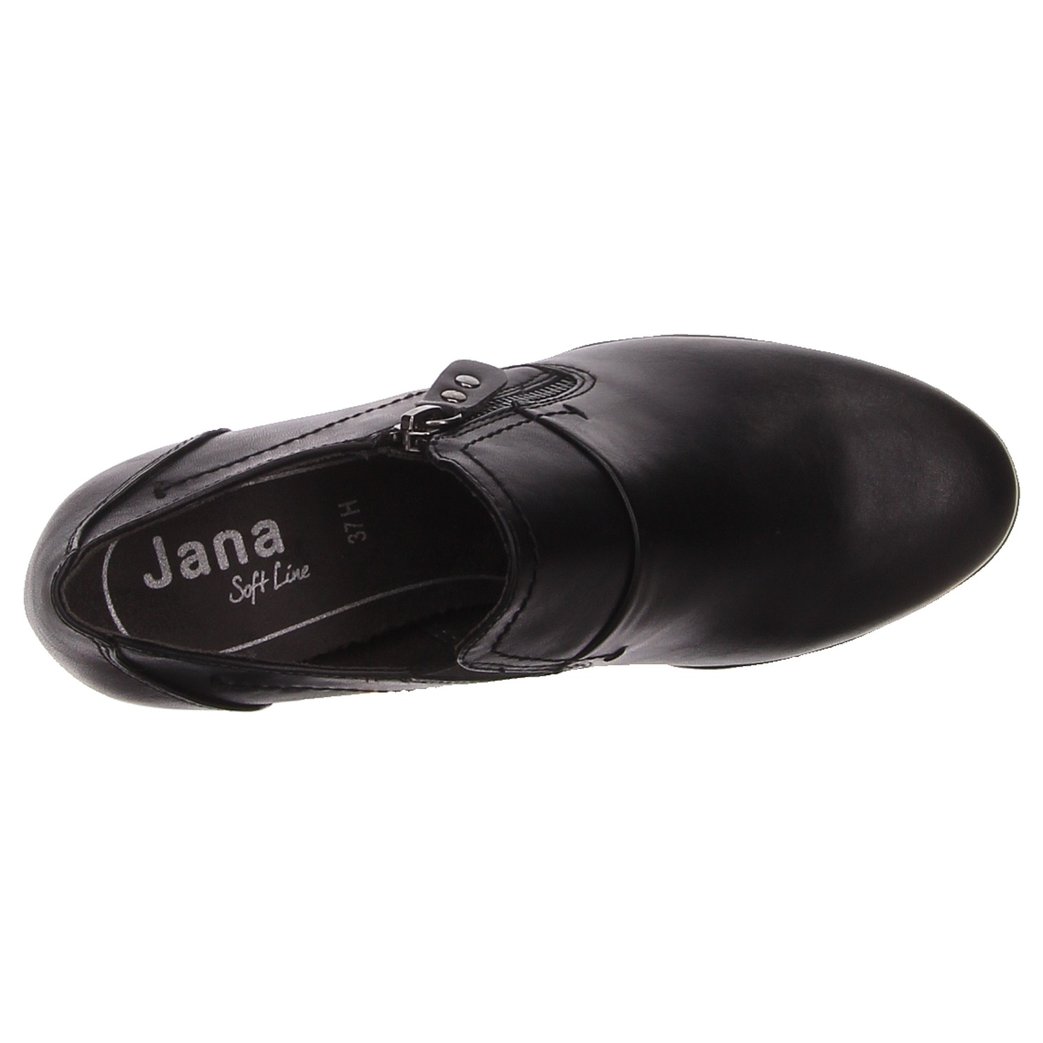 Jana Hochfrontpumps schwarz schwarz