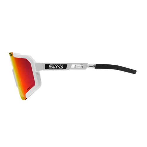 Scicon Aeroscope cykelbriller White Gloss Multimirror Red