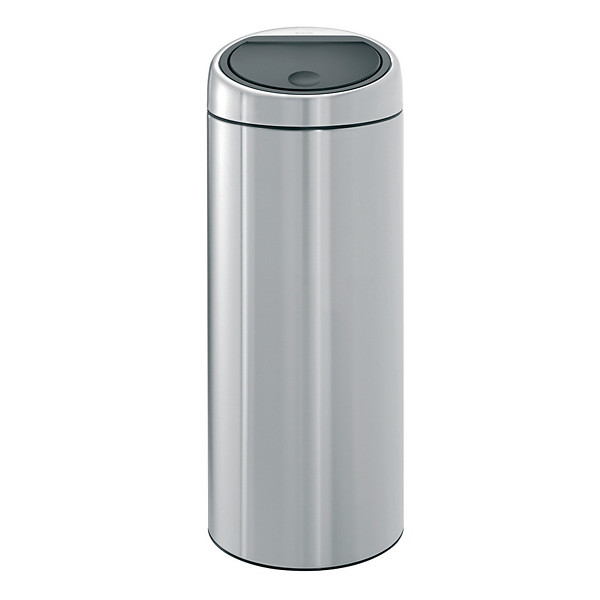 Poubelle Touch Bin Brabantia métal mat 30 L