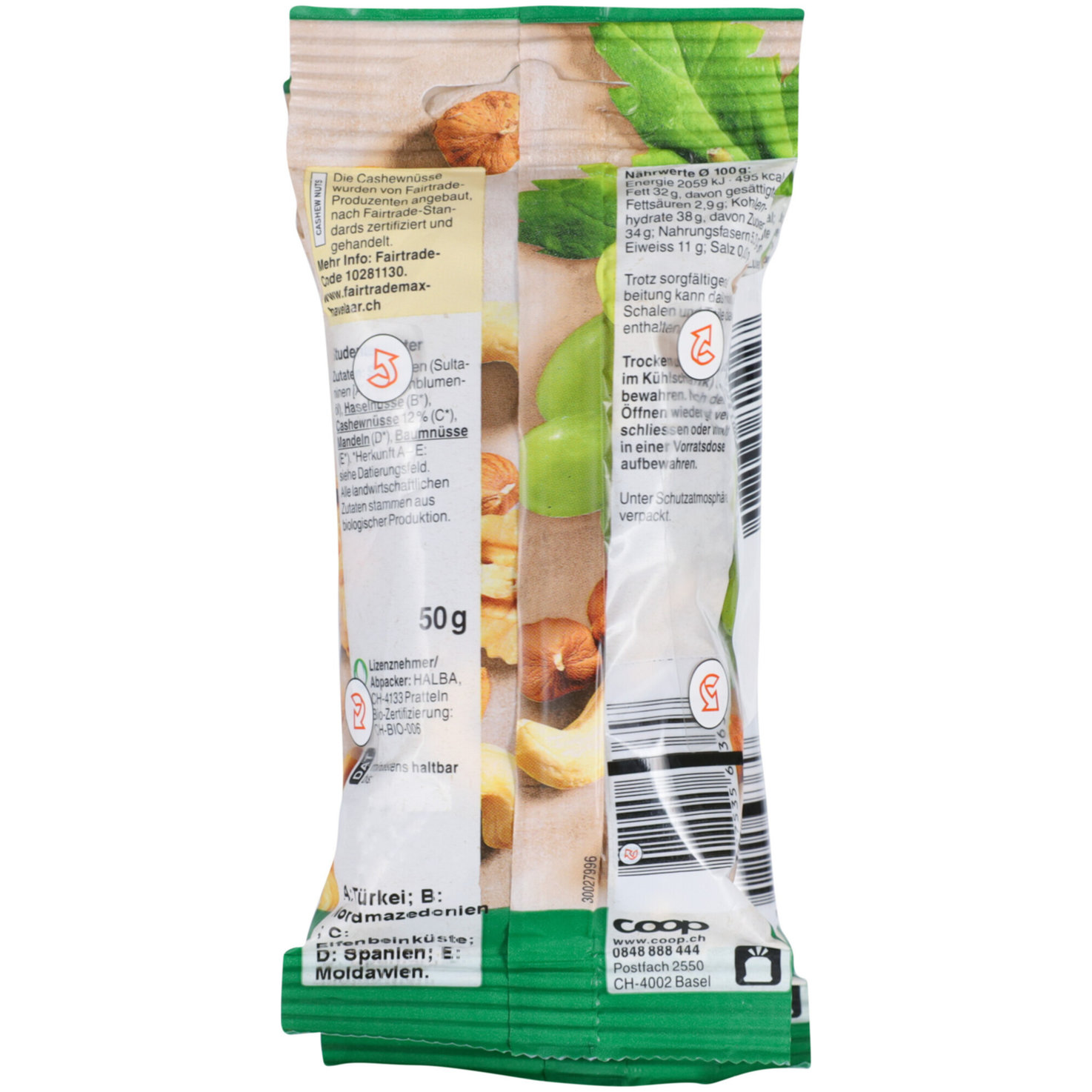 Naturaplan Bio Studentenfutter 3x50g